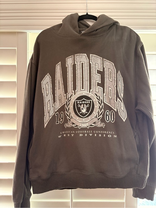 New Era Other - New Era Raiders Brown Hoodie with White Graphic